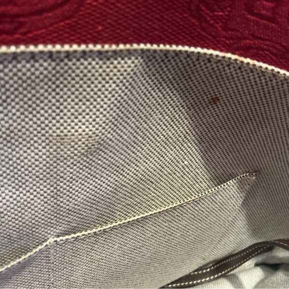 DOONEY & BOURKE Vintage Bundle Red Bags Double Pocket and Accesories 6 Pieces - Picture 4 of 15